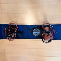 スノーボード2枚セット+ビンディングの画像