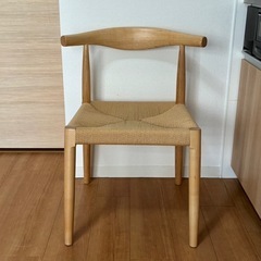 ナチュラルウッドチェア  2脚セットの画像