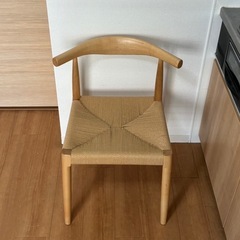 ナチュラルウッドチェア  2脚セットの画像