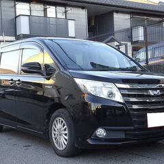 車検満タン ノア ハイブリッドＧ トヨタセーフティセンス 衝突軽減ブレーキ ナビ フルセグTV Bluetooth フリップダウンモニター バックモニター 両側パワスラ スマートキー クルコン シートヒーター LEDライト ETCの画像