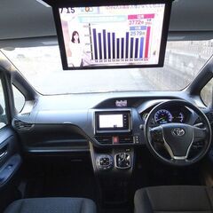 車検満タン ノア ハイブリッドＧ トヨタセーフティセンス 衝突軽減ブレーキ ナビ フルセグTV Bluetooth フリップダウンモニター バックモニター 両側パワスラ スマートキー クルコン シートヒーター LEDライト ETCの画像