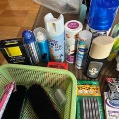 インソール　靴紐　　クリーム　ブラシ　スプレーなど　まとめての画像