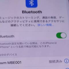 nwm MBE001 ワイヤレスイヤホンの画像