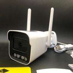 【173】新品1台 TP-08 3MP 防水屋外 WiFi セキュリティカメラ/長距離ナイトビジョン/AIモーション検出/2方向オーディオ/カラーナイトビジョンの画像