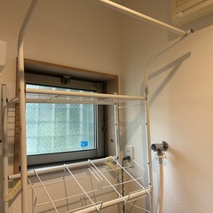 洗濯ラック　カゴ付きの画像