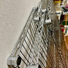 HOMEエレクター　シェルフ4枚組【幅120㎝×奥行45㎝】の画像