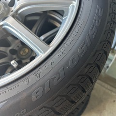 スタッドレスタイヤ　4本　ホイール付き　ヴェルファイアの画像