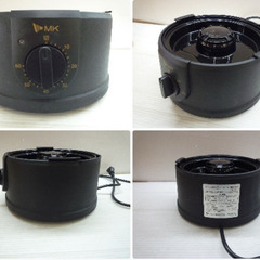 ☆▲エムケー精工　せいろ　蒸し器セット　18cm　電気せいろ　電気蒸し器　蒸し器　中華せいろ　家庭用　ふた付き　EM-185の画像