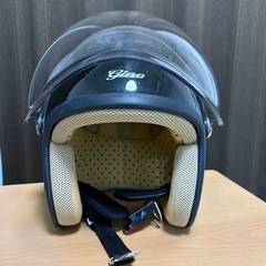 Gino ジェットヘルメット ブラック 57-58cmの画像