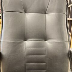 A-746【リユースのサカイ野々市店】ジモティ来店特価‼ ワークチェア 合皮 ブラック クリーニング済みの画像