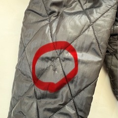 KUMIKYOKU ブラック キルティングコート の画像