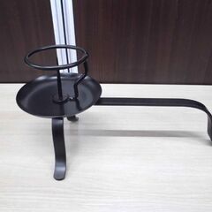 手燭 一対 茶道具 夜咄 茶事 表千家 裏千家 武者小路千家 持ち手付き 鉄製 蝋燭立て 苫小牧西店の画像