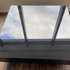 ローテーブル　ガラス天板
の画像