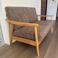 ソファ2人掛けの画像