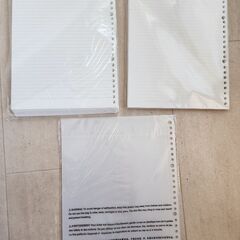 新品■無印良品■ノート、ルーズリーフ、リフィールクリアポケットの画像