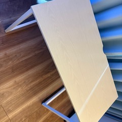 【美品】作業台/PCデスク(ホワイト)の画像