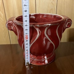 【お取引中】陶器製の持ち手付き器・鉢カバーや小物入れにの画像