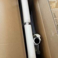 カフェテーブル ホワイト 未使用の画像