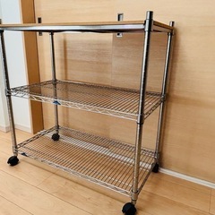 【美品】スチールラックの画像