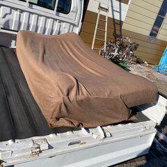 ソファベッド カバー付 190-100-35cmの画像