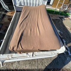 ソファベッド カバー付 190-100-35cmの画像