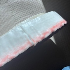 いけばな 花器　楕円形ロング　ピンク縁　生け花　フラワーベース　オブジェの画像