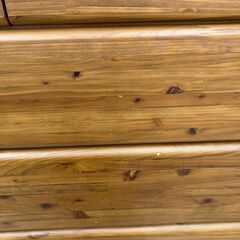 A-747【リユースのサカイ野々市店】ジモティ来店特価‼ ４段チェスト 木製 ブラウン クリーニング済みの画像