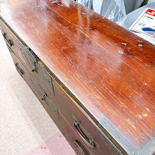 和箪笥｜時代箪笥｜帯金具｜アンティークチェスト