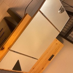 壁掛け　三面鏡　日本製の画像