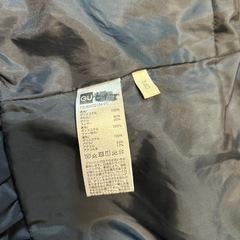 GU ダウンコート　140㎝の画像