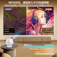 プロジェクター❣️Android 11搭載 1080Pネイティブ 360度回転の画像