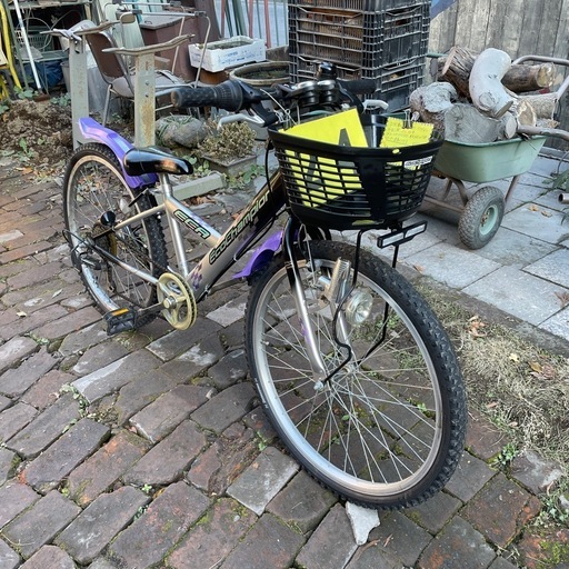 【5766】子供車　ブリヂストン　24インチ　7,200円（防犯・税込）