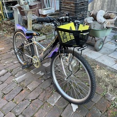 【5766】子供車　ブリヂストン　24インチ　7,200円（防犯・税込）の画像