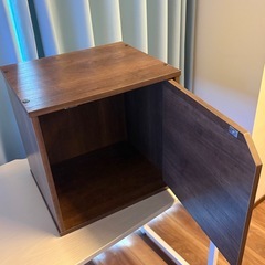【収納棚】木製収納ラック(ブラウン) の画像
