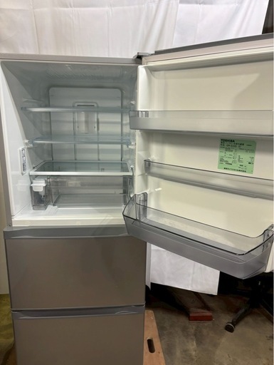 【成約済み】【年末セール】【6ヶ月保証】東芝 3ドア冷蔵庫 GR-S36S 2020年製 363L 右開き