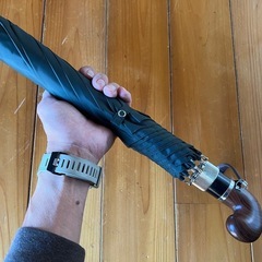 紳士用 折りたたみ傘の画像