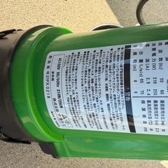 水中ポンプ ナカトミ 動作確認ＯＫ PSP-70NS 100V 清水用の画像