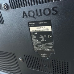 SHARP AQUOSテレビ32型の画像
