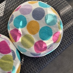 ☆カラフル丸クッション2個セット☆の画像