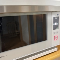 受渡者決定　SHARP シャープ ウォーターオーブンレンジ AX-PX2-W 2012年製の画像