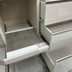 横幅120cmレンジボード🌸補修あるためSALE中‼️他にもキッチン収納あります！の画像