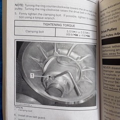 スノーモービル ski-doo 取扱説明書の画像