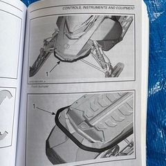 スノーモービル ski-doo 取扱説明書の画像