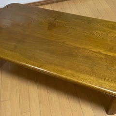 【美品】欅？の座卓の画像