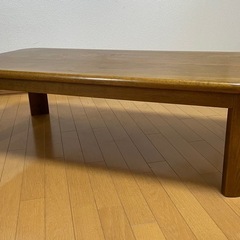【美品】欅？の座卓の画像
