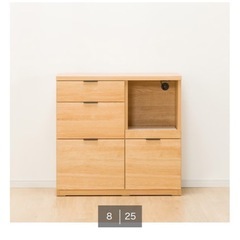 ニトリ　食器棚　の画像