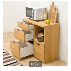 ニトリ　食器棚　の画像