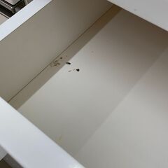 A-750【リユースのサカイ野々市店】ジモティ来店特価‼ 食器棚  木製 ホワイト クリーニング済みの画像