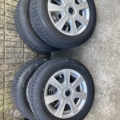 175/65/14 　ブリヂストンスタッドレスタイヤ　175/65/14 アルミホイルセット　 ノートの画像