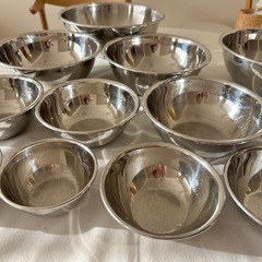 ステンレスボール12点セット
の画像